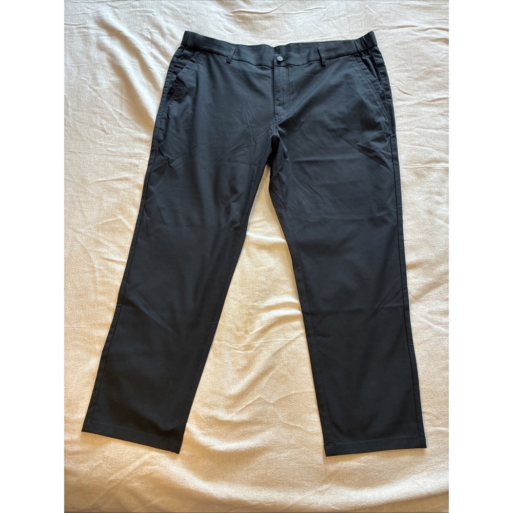 Jack Archer Men's Pants 40 X 28 Gray Chino Style Golf Wear Comfort Flex Straight